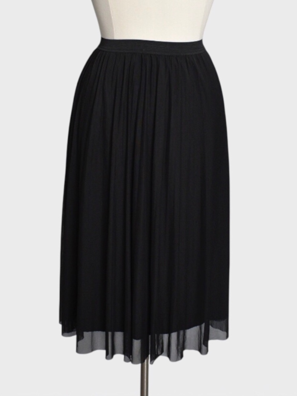 Sincerely Jules Pleated Chiffon Midi Skirt